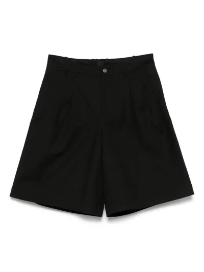 J.l-a.l Static Short Shorts In Black Cotton