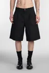 J.l-a.l Static Short Shorts In Black Cotton In Black
