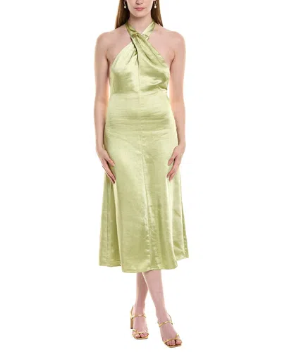 JL LUXE JL LUXE HALTER MIDI DRESS