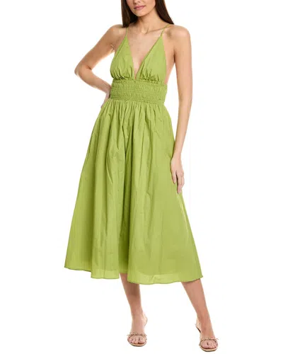 Jl Luxe Halter Midi Dress In Green