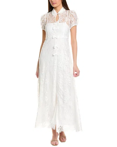 Jl Luxe Lace Maxi Dress In White