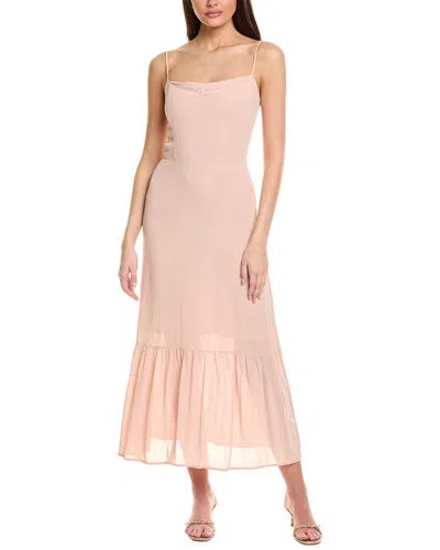 Jl Luxe Maxi Dress In Beige
