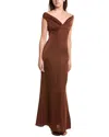 Jl Luxe Maxi Dress In Brown