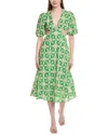 Jl Luxe Midi Dress In Green