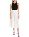 Jl Luxe Midi Dress In Black
