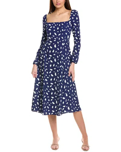 Jl Luxe Midi Dress In Blue