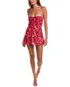 Jl Luxe Mini Dress In Red