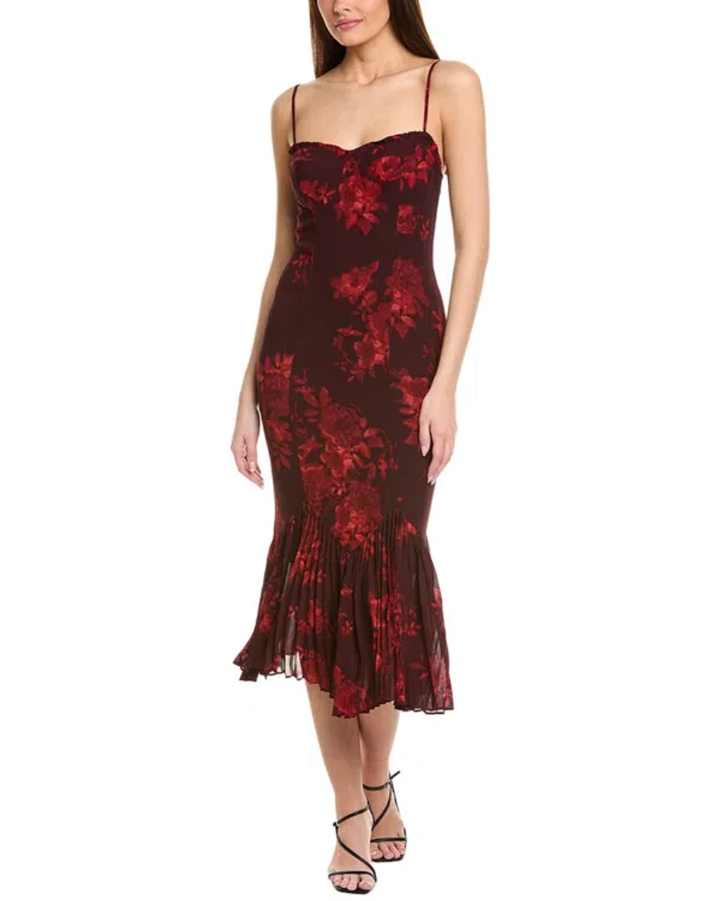 knee length dresses for ladies JL LUXE Midi Dress main image 0