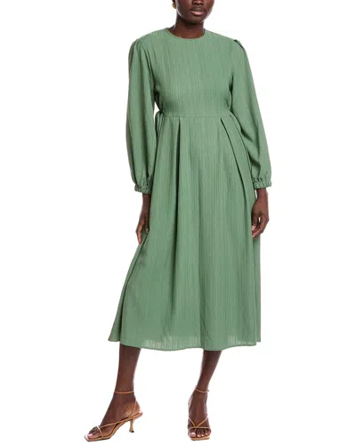JL LUXE JL LUXE PLEATED MIDI DRESS