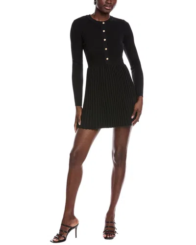 JL LUXE JL LUXE PLEATED SWEATERDRESS