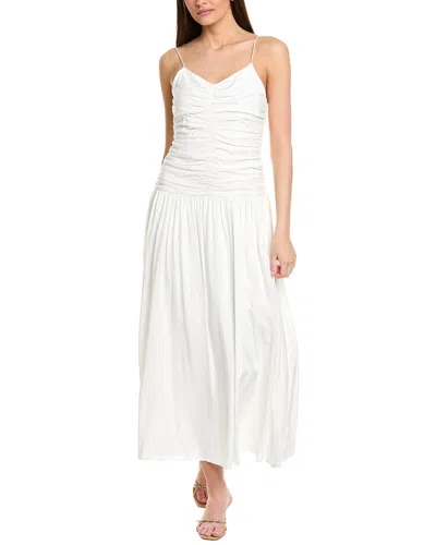 Jl Luxe Ruched Maxi Dress In White