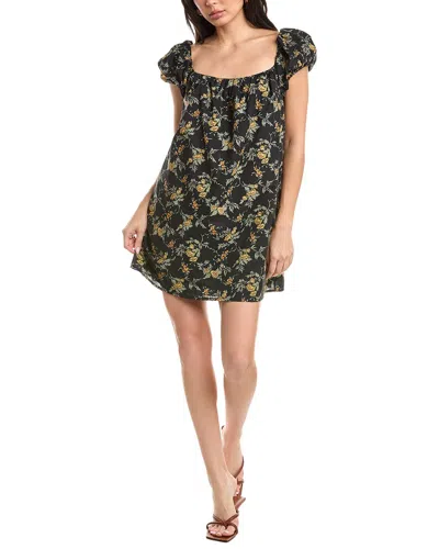 Jl Luxe Short Sleeve Mini Dress In Black
