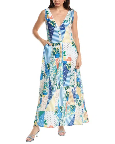 Jl Luxe Sleeveless Maxi Dress In Blue