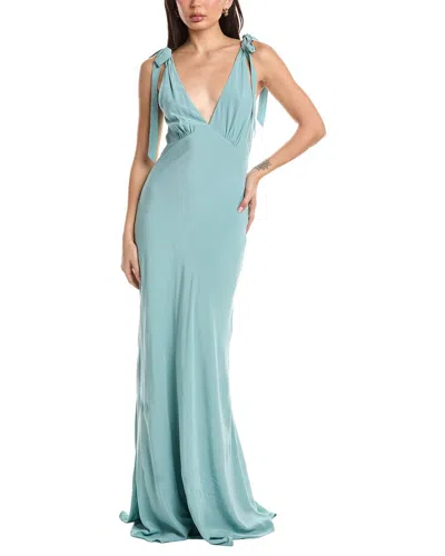 Jl Luxe Sleeveless Maxi Dress In Blue