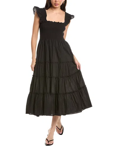 Jl Luxe Sleeveless Midi Dress In Black