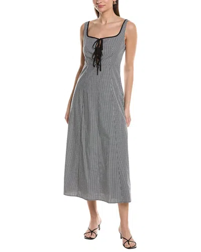 Jl Luxe Sleeveless Midi Dress In Gray