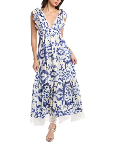 Jl Luxe Sleeveless Midi Dress In Multi