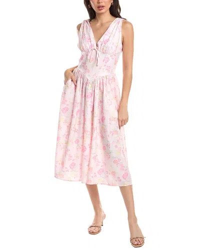 Jl Luxe Sleeveless Midi Dress In Multi