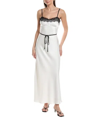 Jl Luxe Sleeveless Midi Dress In White