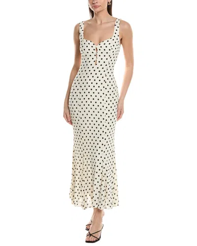 Jl Luxe Sleeveless Midi Dress In White
