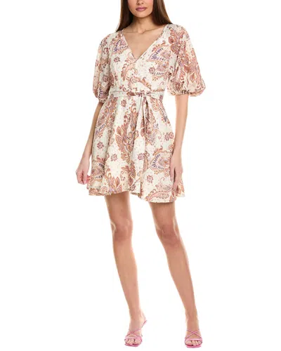Jl Luxe Smocked Midi Dress In Multi