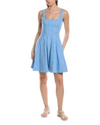 Jl Luxe Solid Sleeveless Mini Dress In Blue