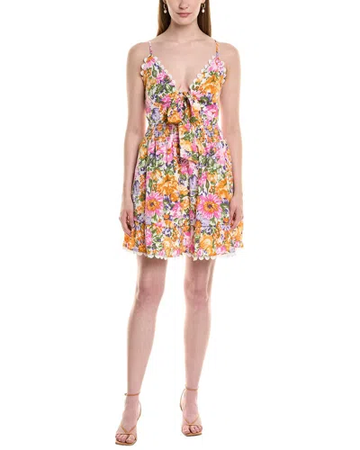 Jl Luxe Tie Back Mini Dress In Multi