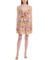 Jl Luxe Tie Back Mini Dress In Pink