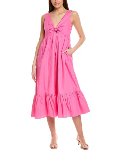 Jl Luxe Tie Bodice Maxi Dress In Pink