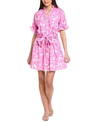Jl Luxe Tie Waist Mini Dress In Pink