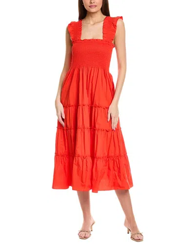 Jl Luxe Tiered Maxi Dress In Red