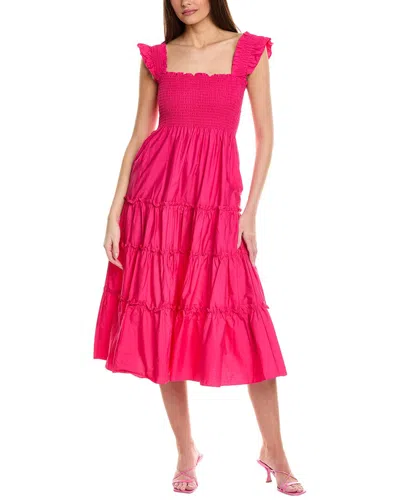 Jl Luxe Tiered Maxi Dress In Pink