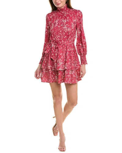 Jl Luxe Tiered Mini Dress In Pink