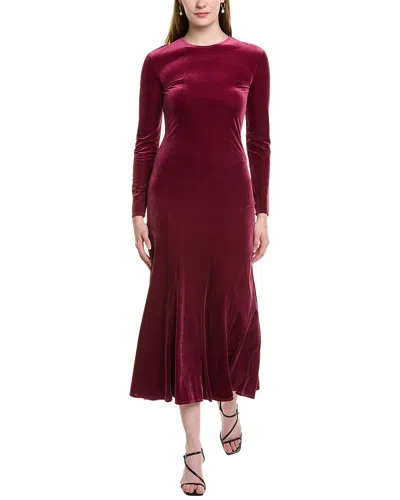 Jl Luxe Velvet Maxi Dress In Purple