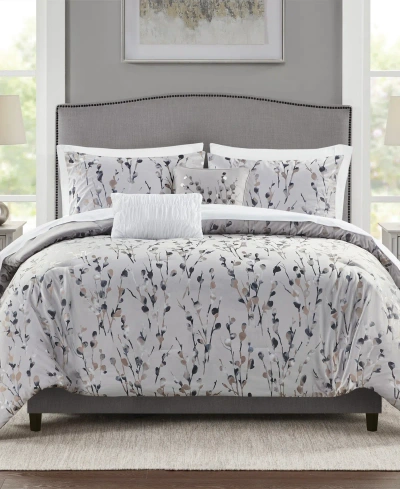 Jla Home Bianca 9-pc. Comforter Set, California King In Grey