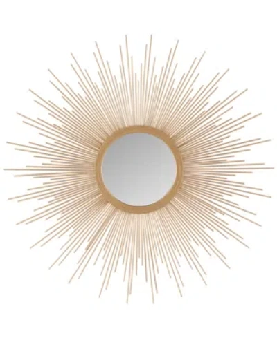 Jla Home Madison Park Fiore Sunburst Large Mirror In Gold