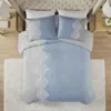 Jla Home Madison Park Panache 3 Piece Embroidered Microfiber Duvet Cover Set Full/queen