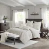 Jla Home Madison Park Signature Essence Oversized Cotton Clipped Jacquard Comforter Set