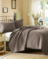 Jla Home Velvet Touch King 3 Piece Coverlet Set In Taupe