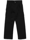 J.lal Brace Trousers In Blk0031 - Shungite Black