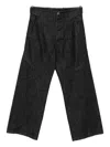 J.lal Button-fly Panelled Jeans In Blue