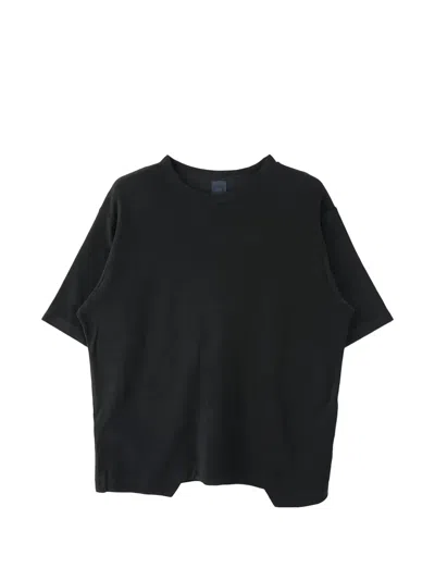 J.lal Karst Asymmetric T-shirt In 黑色