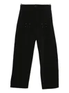 J.lal Stud-embellished Trousers In Black