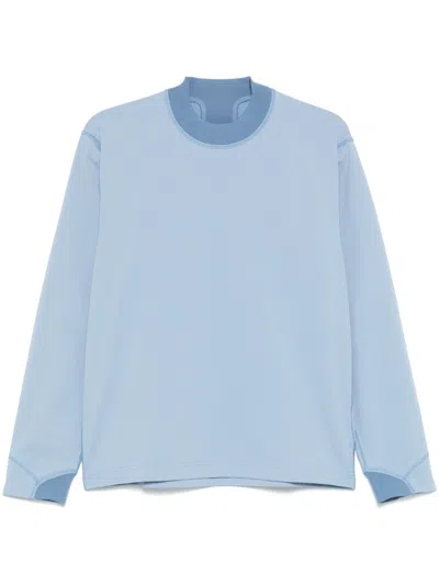 J.lal Panelled Performance Sweatshirt In Blue