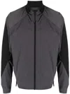 J.lal Zipped High-neck Panelled Jacket