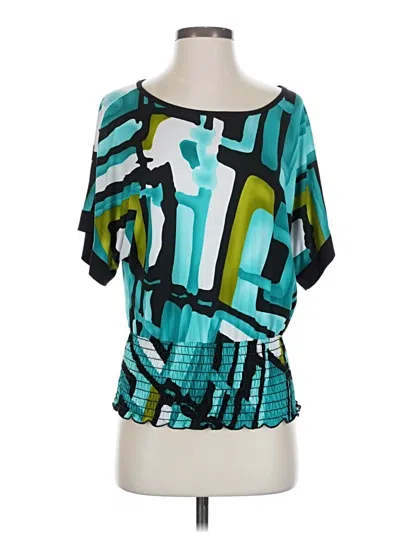 Pre-owned Jlheart Short Sleeve Blouse In Blue