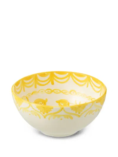 J-line Granada Floral-print Bowl In White