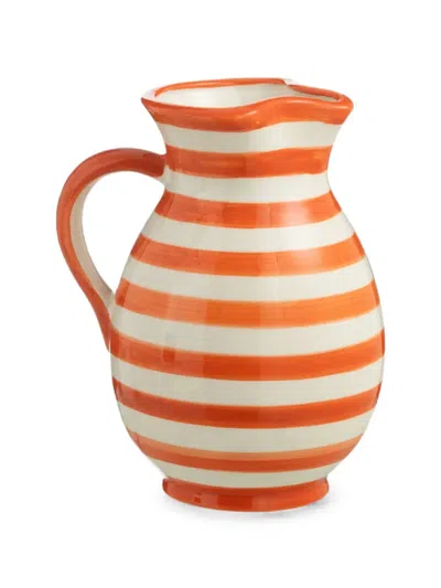 J-line Granada Striped Jug In Orange