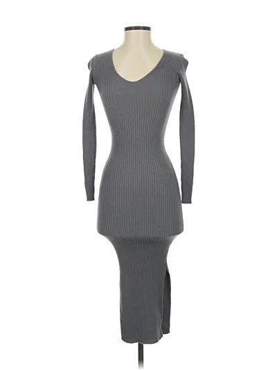 Pre-owned Jlo By Jennifer Lopez Casual Dress In Gray