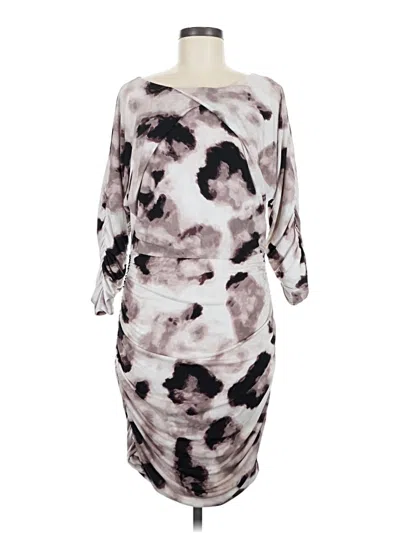 Pre-owned Jlo By Jennifer Lopez Casual Dress In Gray